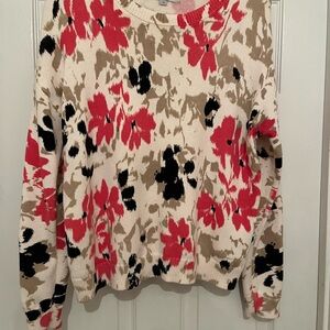 LOFT Gardenia Relaxed Sweater